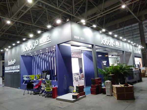 中國高教展2019福州展重慶聚寶教學展臺設計搭建